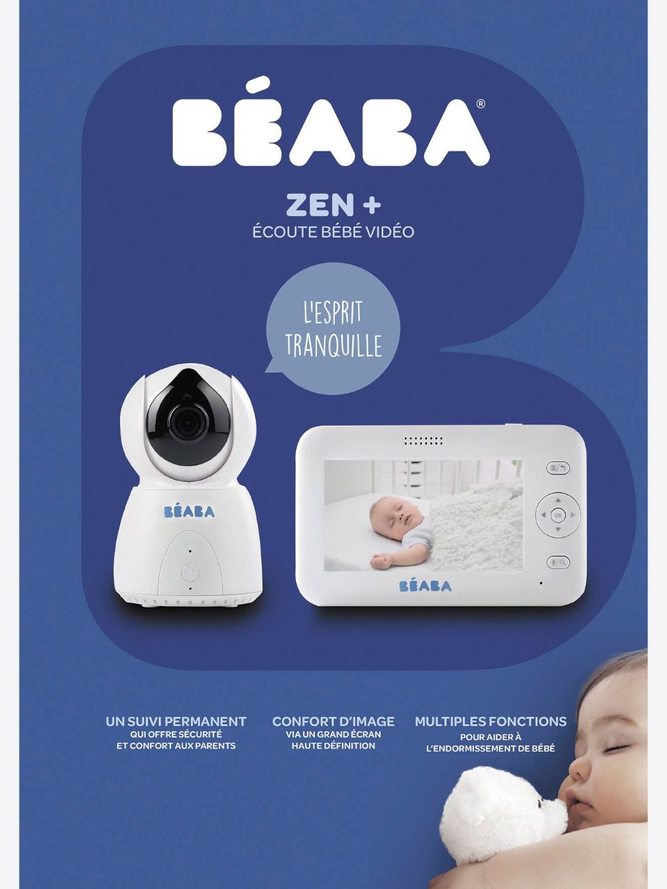 Béaba - Babyphone écoute bébé video Zen connect - 2024 - Lalla Nature